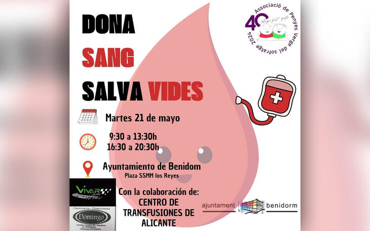 La Associació de Penyes organiza este martes una jornada solidaria de donación de sangre 